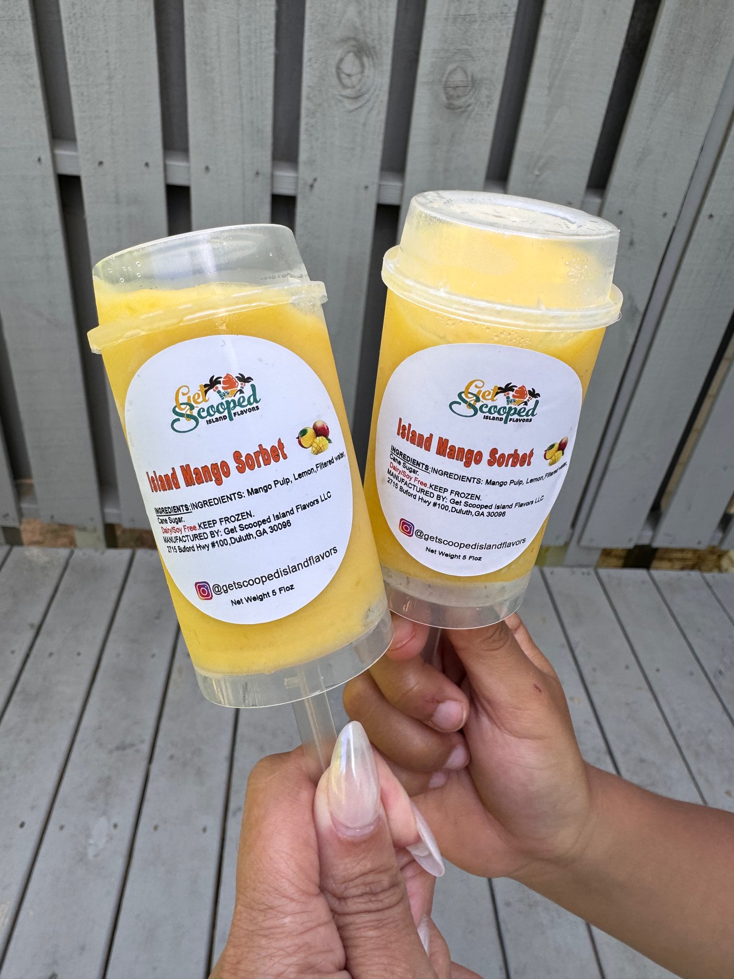 Get Scooped island flavor design
