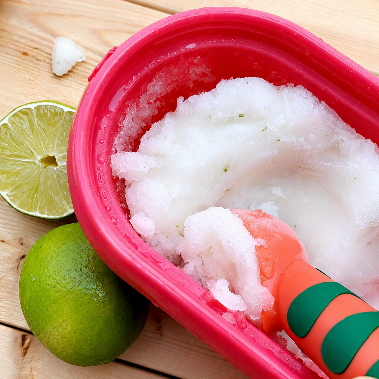 Get Scooped Island Flavors frozen treat close-up
